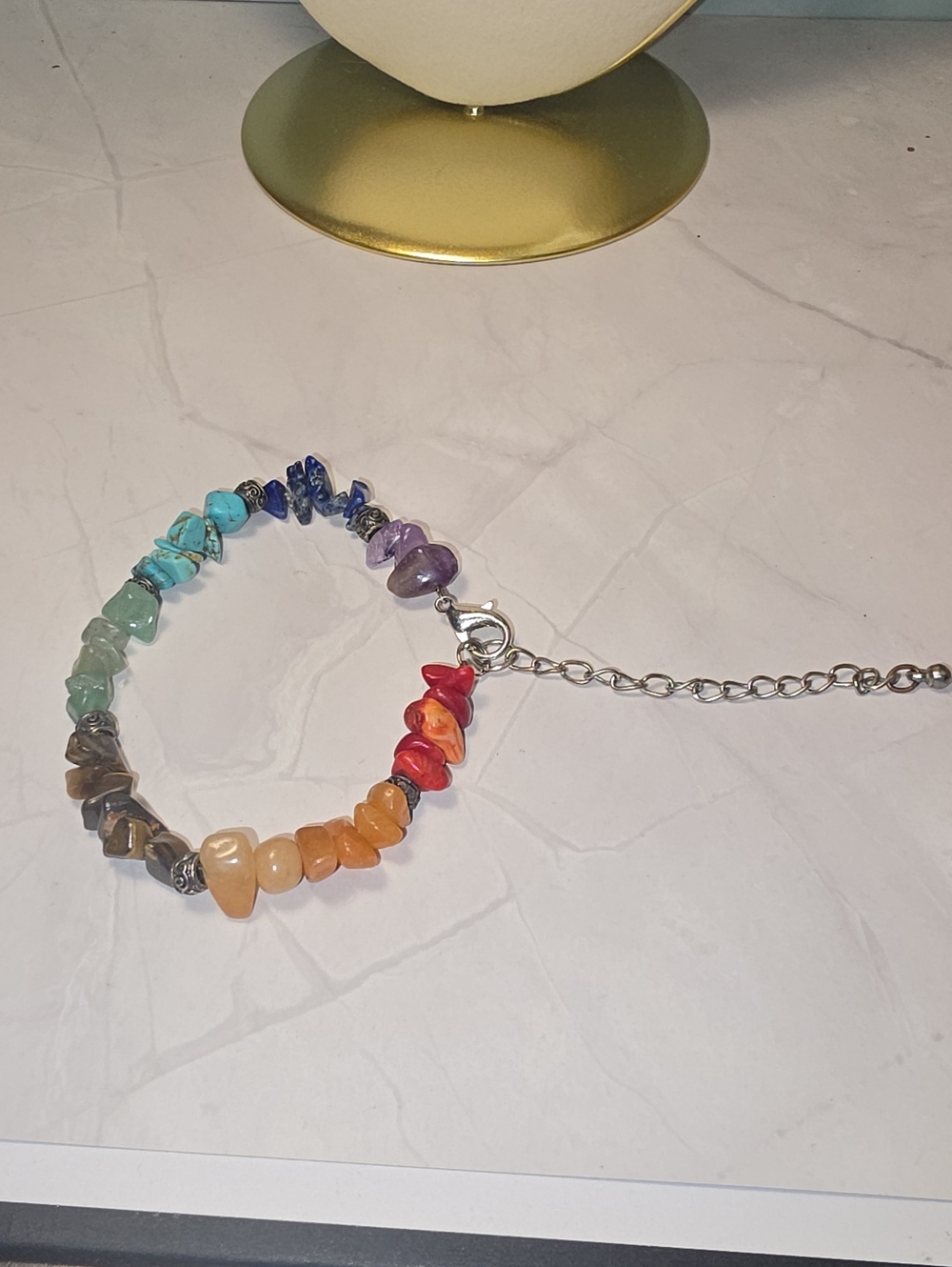 Multicolor Chakra Bead Bracelet - Women Jewelry